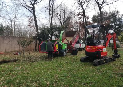 La flotte d'en Grimpant dans l'arbre, les spécialistes de abattage et de l'élagage en Drôme